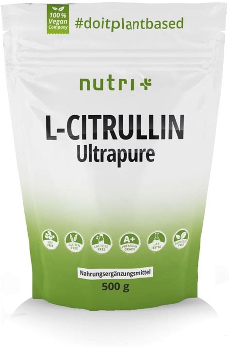 Nutri Plus L Citrullin Ultrapure Pulver 500 G Ab 16 19