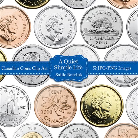 Canadian Coins Clip Art - Realistic, Photographic - A Quiet Simple Life ...