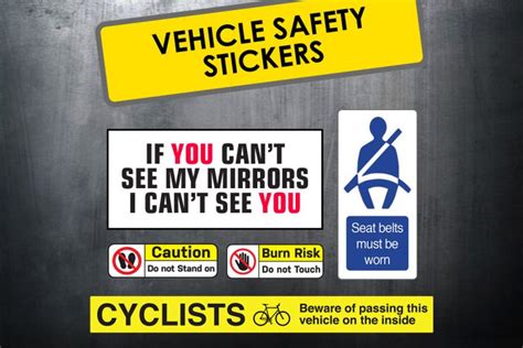 Vehicle Safety Stickers