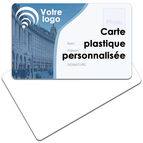 Impression Carte Plastique Personnalis E Carte Format Cb X Mm