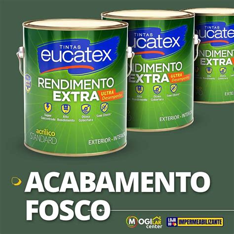 Tinta Eucatex Rendimento Extra L Fosca Acr Lica Sem Cheiro Eucatex