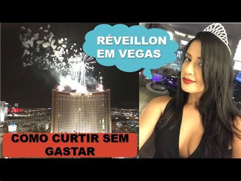 Réveillon em Las Vegas festa na Strip e fogos do Treasure Island visto