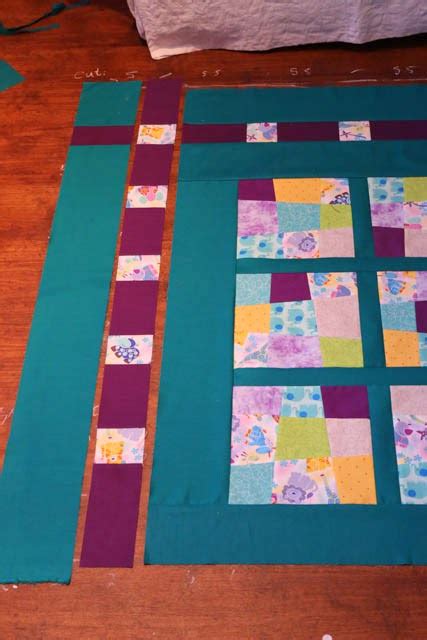 One Little Imp Crazy Nine Patch Quilt