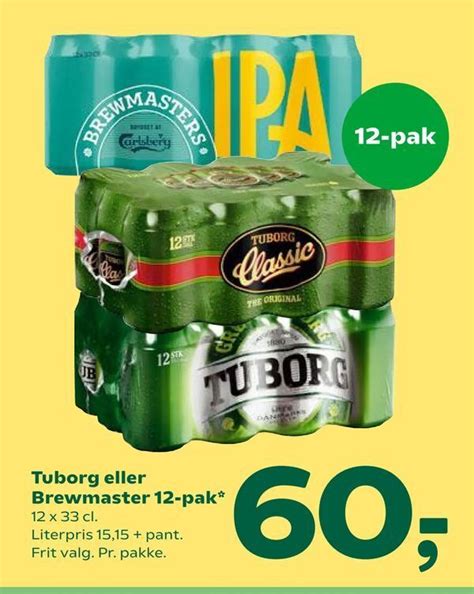 Tuborg Eller Brewmaster Pak Tilbud Hos Coop