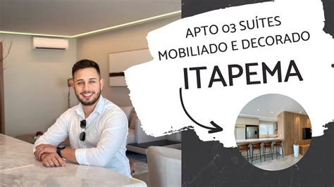 APARTAMENTO MOBILIADO E DECORADO NO CORAÇÃO DA MEIA PRAIA 3 SUÍTES