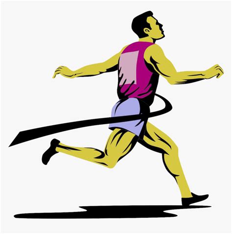 100 Meter Race Drawing Hd Png Download Kindpng