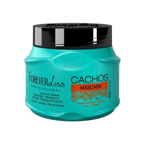 Máscara Cabelo Cacheado Profissional - Máscara Forever Liss Cachos para Cabelo Cacheado 250 g - Drogaria Sao Paulo
