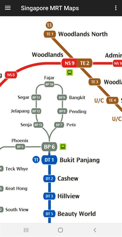 Singapore MRT Map Offline для Android Скачать