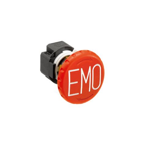 Hw1b V422r Emo ø22 Hw Series Semi Emergency Off Emo Switch Idec