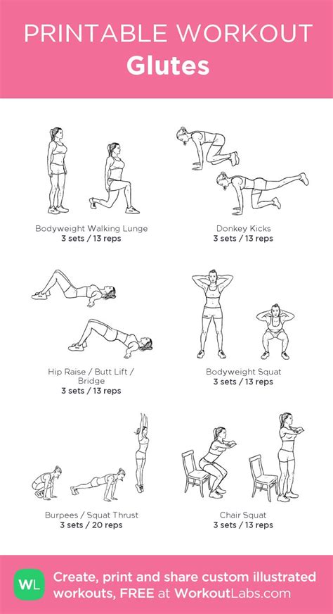 Glutes My Visual Workout Created At Workoutlabs Click Through To