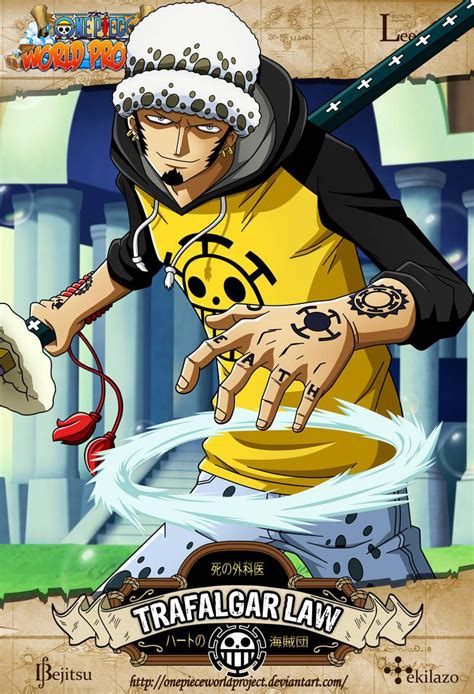 One Piece Trafalgar Law By Onepieceworldproject On Deviantart Artofit