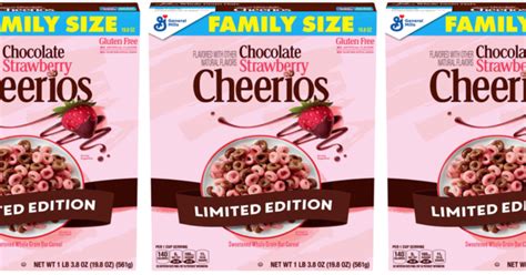 You Can Get Limited Edition Chocolate Strawberry Cheerios And I Need To