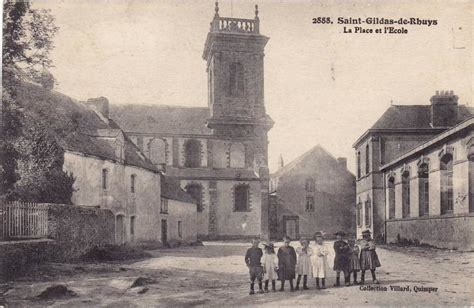 Photos Et Carte Postales Anciennes De Saint Gildas De Rhuys Mairie De