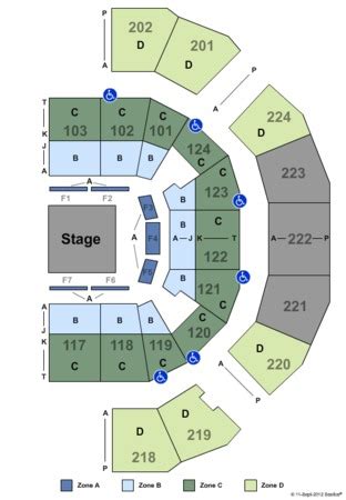 Spokane Arena Tickets In Spokane Washington Spokane Arena Seating