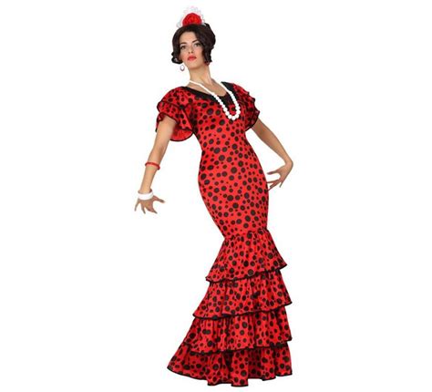 Disfraz De Flamenca A Lunares Para Mujer Disfraz De Flamenco