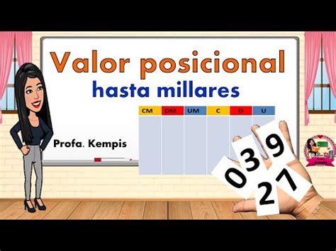 Valor Posicional Hasta Millares YouTube