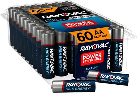 Amazon Rayovac AA Batteries Double A Battery Alkaline 60 Count