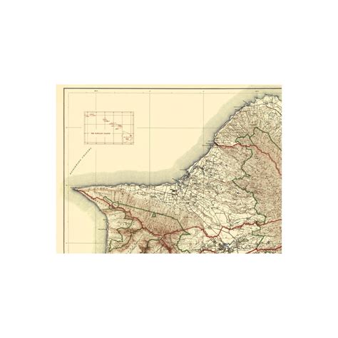 Topographical Map Oahu Island Hawaii Usgs 1938 23 X 3071 Vint Maps Of The Past