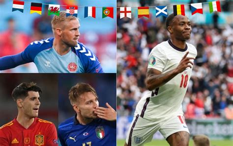 Euro 2020: How Italy, Spain, England & Denmark made it to the semi finals