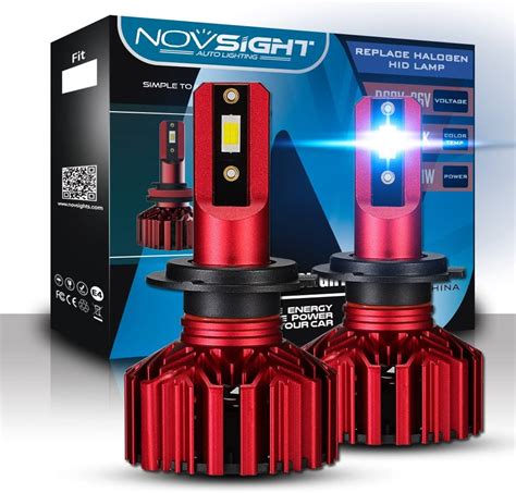 Novsight H Lm Led Headlight Bulbs Conversion Kit High Beam