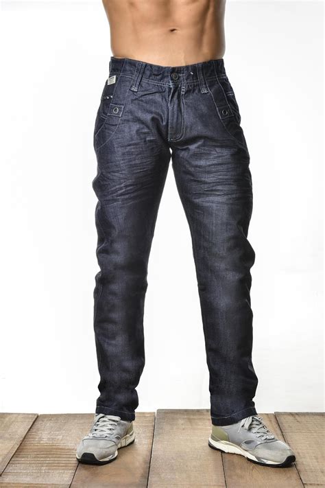 Venta Jeans Azul Oscuro Hombre En Stock