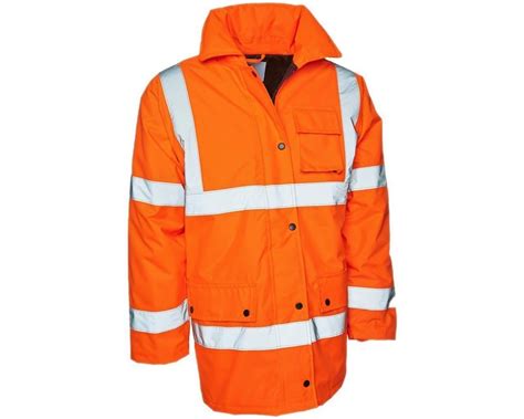 Polyester Orange Industrial Safety Jacket Size Medium At Rs 1850 In