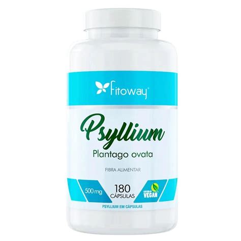 Psyllium Em Capsulas Fitoway Clinical Fibras Solúveis 180Cp Submarino