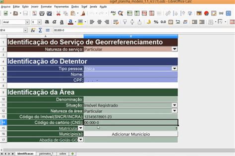 Requisitos para a planilha ODS do SIGEF GeoOne Não perca o think plinko