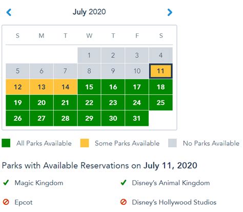 Walt Disney World Park Pass Reservation System Now Live For Existing