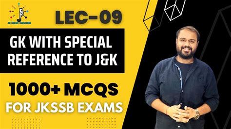 General Knowledge J K Ut Set J K Mcqs For All Jkssb