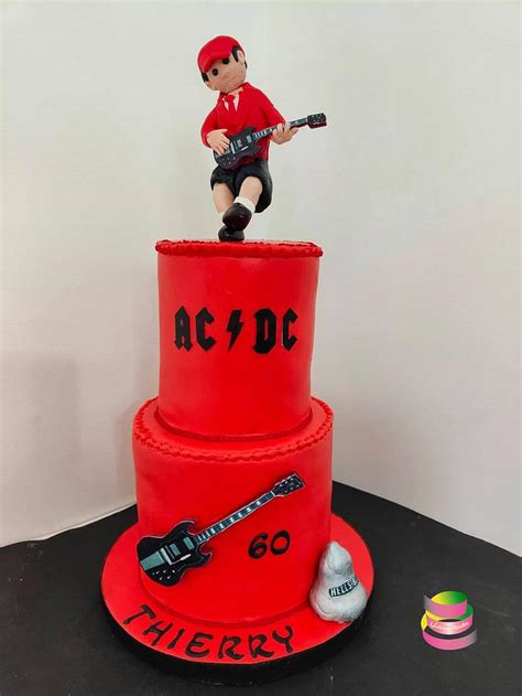 Ac Dc Cake Decorated Cake By Ruth Gatoandcake Cakesdecor