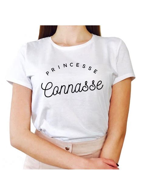 T Shirt Femme PRINCESSE CONNASSE LUXE FOR LIFE De Paris