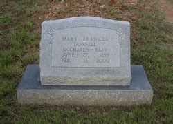 Mary Frances Donnell Bray M Morial Find A Grave