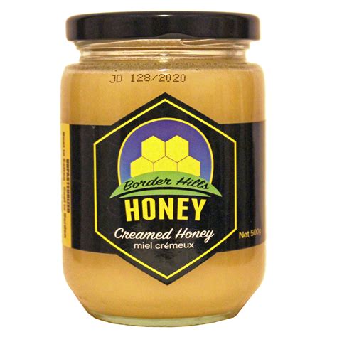 Pure Local Manitoba Honey - Creamed Canola Blossom Honey - 500g