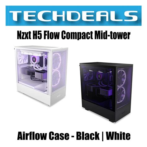 Nzxt H Flow Compact Mid Tower Airflow Case Shopee Singapore