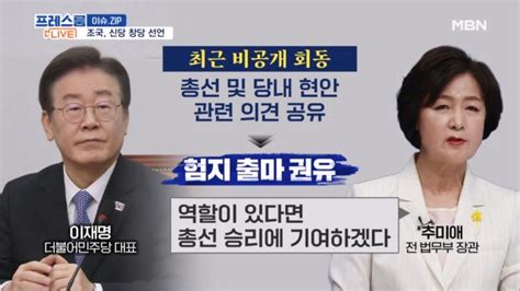 이재명 올드보이 불출마 요구추미애는 전략공천 프레스룸live 이슈zip