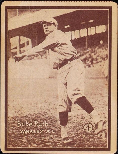 1931 W517 Babe Ruth 4 For Sale Online EBay