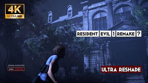 Resident Evil 1 Remake Gameplay 4k Ultra Detail Reshade Fan Made