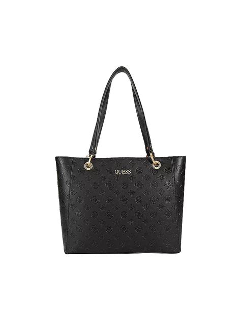 Guess Tasche Shopper Geva Noel Schwarz