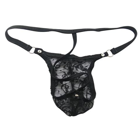 Transparent Lace Adult Game Underwear Sexy Lingerie For Men Flirt Thong