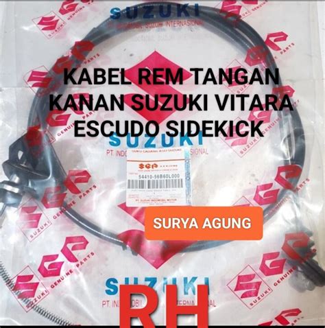 Kabel Rem Tangan Kanan Rh Cable Hand Brake Rh Mobil Suzuki Vitara