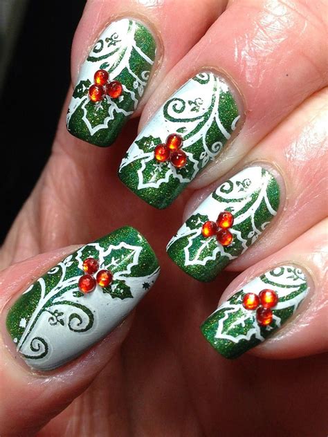 xmas nail art easy 9