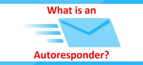 What Will An Autoresponder Do For You Inside News