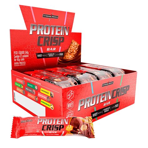 Protein Crisp Bar Integralmedica 45g C12 Barras De Proteína