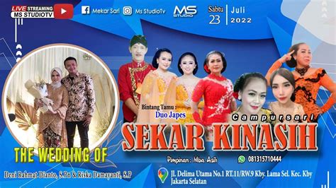 LIVE CS SEKAR KINASIH WEDDING DENI RISKA YH AUDIO YouTube