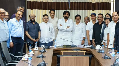 Tollywood Producers Meet Deputy Cm Pawan Kalyan To Discuss Industry