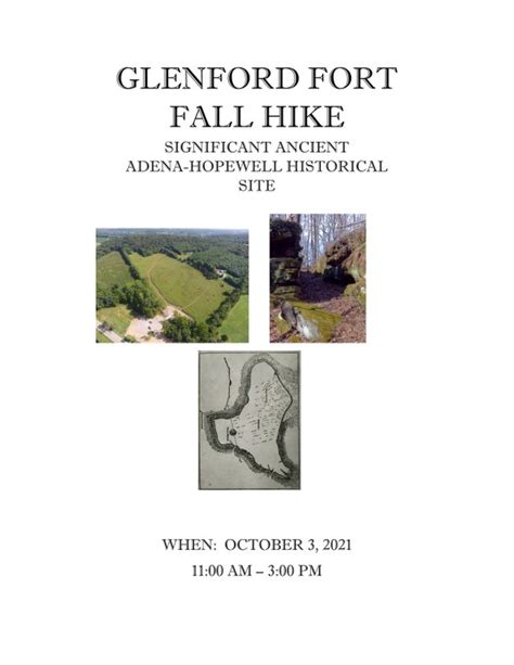 Glenford Fort Fall Hike | October 3, 2021 — Perry County Ohio