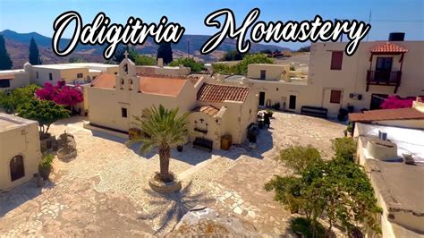 Odigitria Monastery South Heraklion Crete Greece 4K YouTube