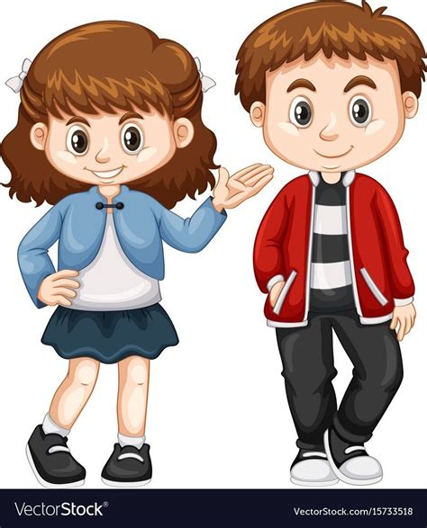 Pin By Maryam Rajaei On Elem2 S Boy And Girl Cartoon Cartoon Boy 2d