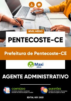 Apostila Prefeitura De Pentecoste CE 2022 Maxi Educa Maxi Educa